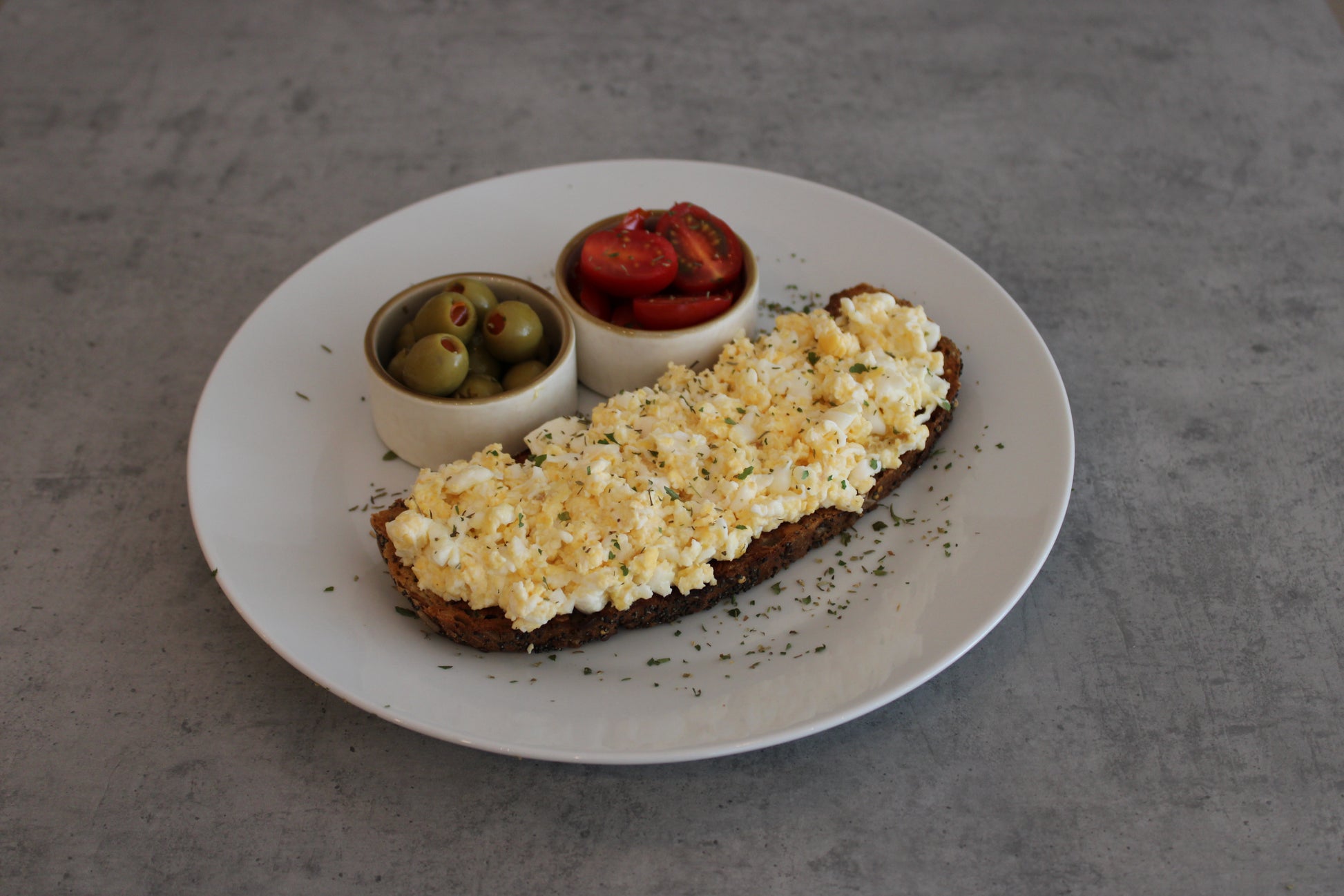 Scrambled Eggs on Toast