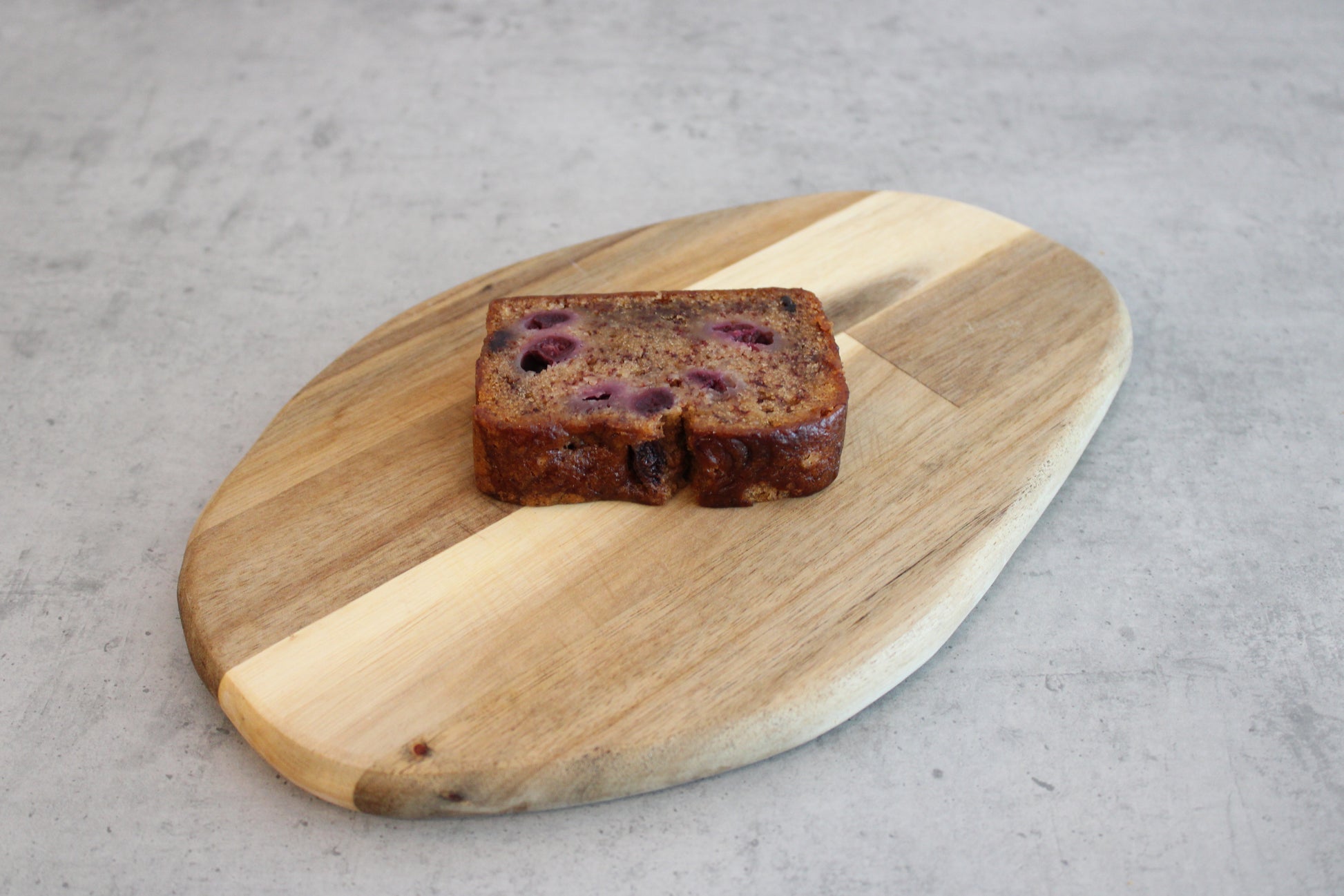 Vegan Banana and Blueberry Loaf Cake